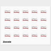 Sticker Rond Plutôt Roofing (Feuille)