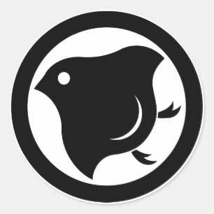 Sticker Rond Pluvier en cercle