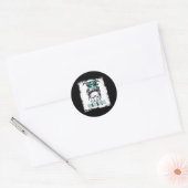 Sticker Rond Pmdd Warrior Maman Ribbon Sensibilisation Messy Bu (Enveloppe)