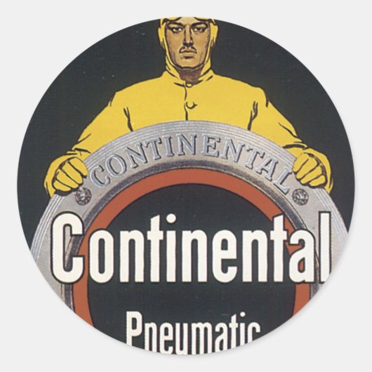 Sticker Rond Pneumatique continental (Devant)