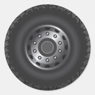 Sticker Rond Pneumatiques pour camions MONSTER #1
