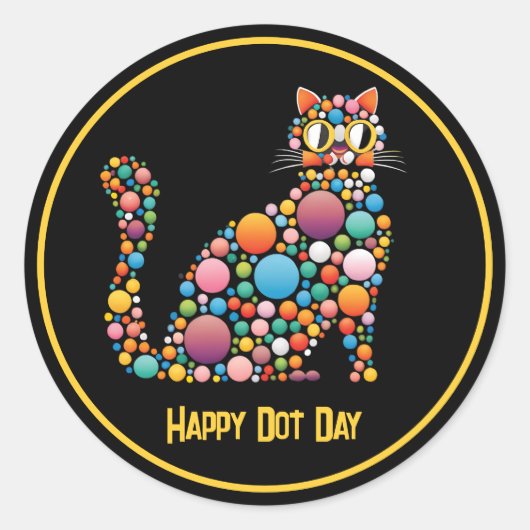 Sticker Rond Poche de jour (Devant)