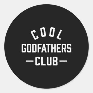 Sticker Rond Pocket Cool Gofathers Club Meilleur Papa Jamais Ré