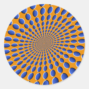 Sticker Rond Pods d'illusion optique