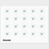 Sticker Rond Poetica Bug Green (Feuille)