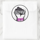 STICKER ROND POIDS ASEXUEL (Sac)