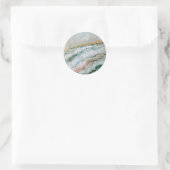 Sticker Rond Poignée de téléphone inspirée de l'océan (Sac)