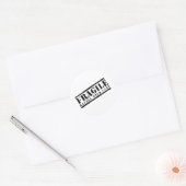 Sticker Rond Poignée fragile avec conception soignée (Enveloppe)
