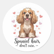 Poils de Spaniel, On S'en fiche | Fourrure sale de