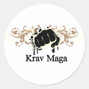 Sticker Rond Poinçon de Krav Maga