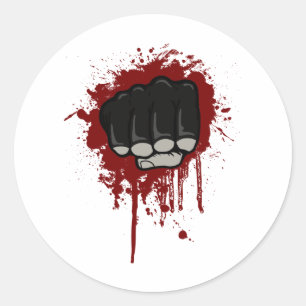 Sticker Rond Poing de sang
