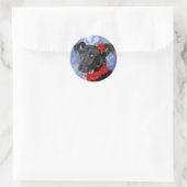 Sticker Rond Poinsettia Daphne (Sac)