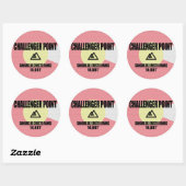 Sticker Rond Point Challenger (Feuille)