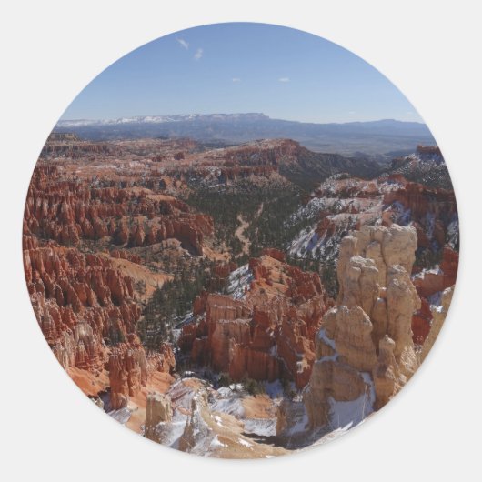 Sticker Rond Point d'inspiration à Bryce Canyon II (Devant)