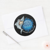 Sticker Rond Point du requin (Enveloppe)