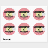 Sticker Rond Point Ellingwood (Feuille)