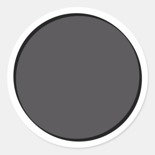 Sticker Rond Point gris foncé (Devant)