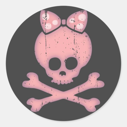 Sticker Rond Point Molly Bow (Devant)