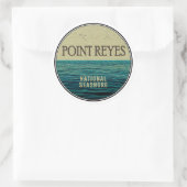 Sticker Rond Point Reyes National Seashore Ocean Birds (Sac)