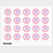 Sticker Rond Points Bonbons en coton (Feuille)