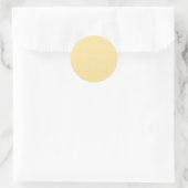 Sticker Rond Points classiques blanc canari - Jaune (Sac)