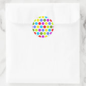 Sticker Rond Points Colorés (Sac)