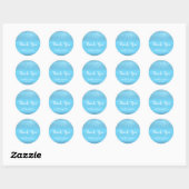 Sticker Rond Points Confetti Bleu Bébé et Argent (Feuille)