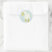 Sticker rond points de baiser de canard (Sac)