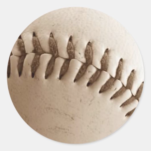 Sticker Rond Points De Baseball (Devant)