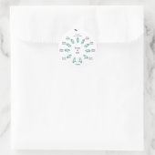 Sticker Rond Points de navigation (Sac)