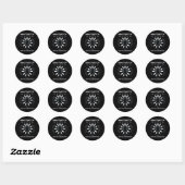 Sticker Rond Points De Voile Sur Voilier Bateau Voilier (Feuille)