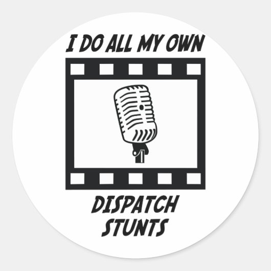Sticker Rond Points d'expédition (Devant)