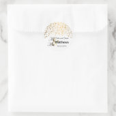 Sticker Rond Points d'or Classy Confetti (Sac)