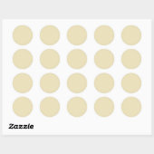 Sticker Rond Points minuscules de début d'automne | Blé doré (Feuille)
