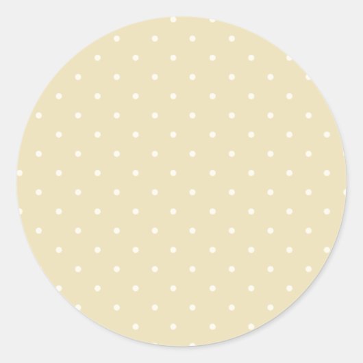 Sticker Rond Points minuscules de début d'automne | Blé doré (Devant)