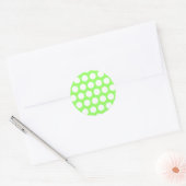 Sticker Rond Points verts et blancs (Enveloppe)