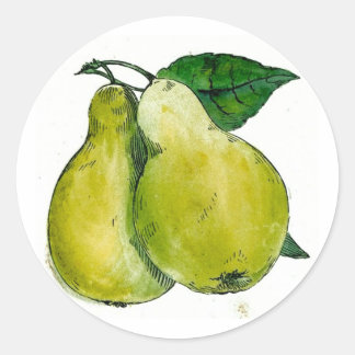 Sticker Rond Poires