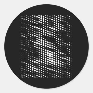 Sticker Rond Pois à points polka 1