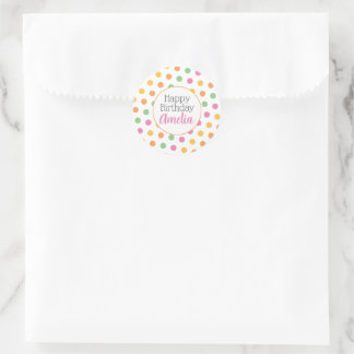 Sticker Rond Pois brillants
