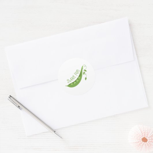 Sticker Rond Pois doux (Enveloppe)