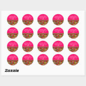 Sticker Rond Pois joueurs (Feuille)