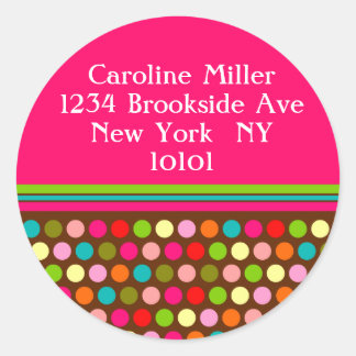 Sticker Rond Pois joueurs