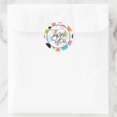 Sticker Rond Pois | MERCI (Sac)