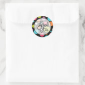 Sticker Rond Pois | MERCI (Sac)