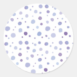 Sticker Rond pois peint à la main