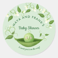 Pois sucré dans un Baby shower de pois Classic Rou