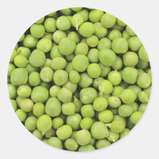 Sticker Rond Pois verts / Pisum sativum
