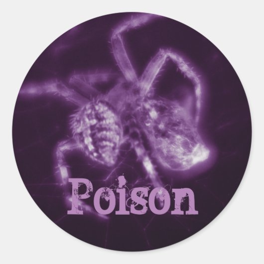Sticker Rond poison (Devant)