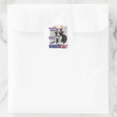 Sticker Rond Poison de Border (Sac)