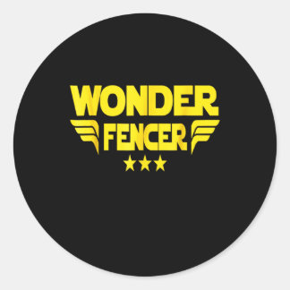 Sticker Rond Poison de Fencing | I Always Win All Match